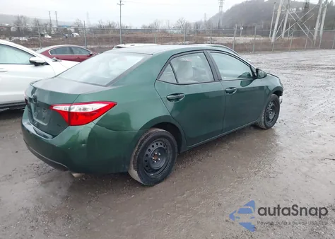 2016 Toyota Corolla Le из США, поврежденный, VIN 2T1BURHE3GC703948